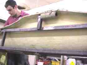 Kayak hull mould