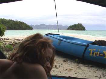 Sit on top on Thai island