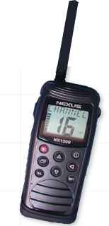 Handheld VHF radio