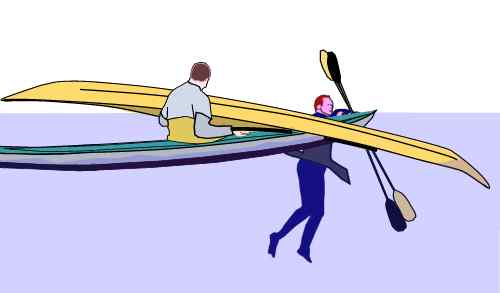 Sea kayak X-rescue