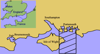 Solent location chartlet