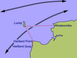 Currents at Lundy island