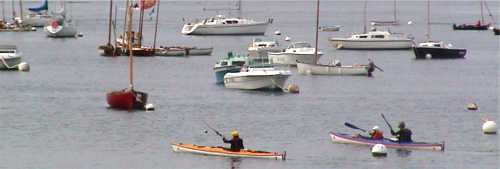 Kayakers on Mor Bihan 2