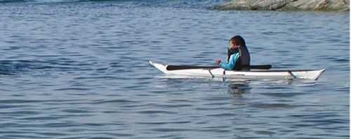 Child of 5 in kayak 1