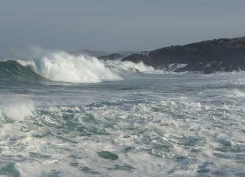 Large breaking wave